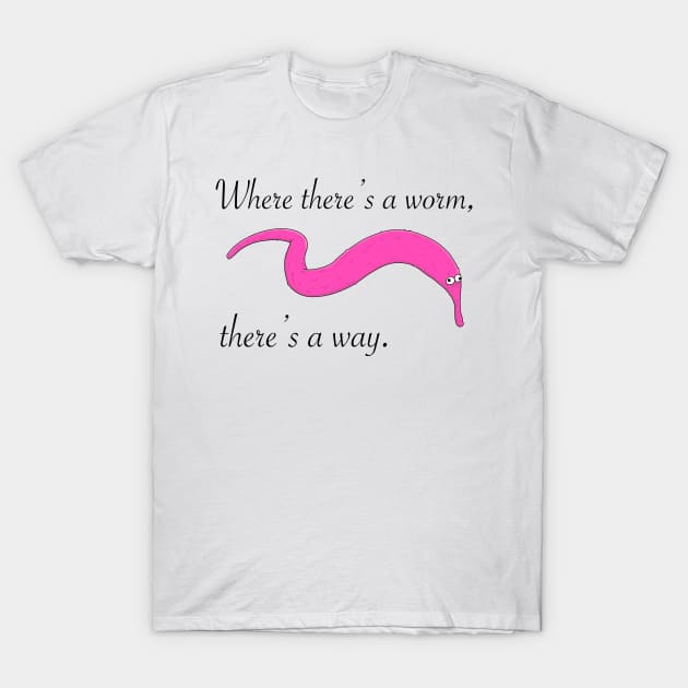 Worm on a String T-Shirt by bacoutfitters